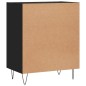 vidaXL Sideboard Schwarz 57x35x70 cm Holzwerkstoff vidaXL Sideboard Schwarz 57x35x70 cm Holzwerkstoff