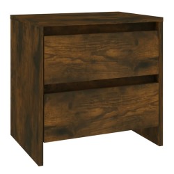 vidaXL Nachttisch Räuchereiche 45x34,5x44,5 cm Holzwerkstoff