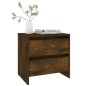 vidaXL Nachttisch Räuchereiche 45x34,5x44,5 cm Holzwerkstoff vidaXL Nachttisch Räuchereiche 45x34,5x44,5 cm Holzwerkstoff