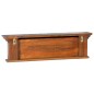 vidaXL Wandgarderobe 70x10x20 cm Teak Massivholz vidaXL Wandgarderobe 70x10x20 cm Teak Massivholz