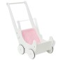 Puppenwagen Holz 53 x 25,7 x 50 cm weiß Puppenwagen Holz 53 x 25,7 x 50 cm weiß