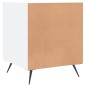 vidaXL Nachttisch Weiß 40x40x50 cm Holzwerkstoff vidaXL Nachttisch Weiß 40x40x50 cm Holzwerkstoff