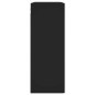 vidaXL Wandschrank Schwarz 69,5x34x90 cm Holzwerkstoff vidaXL Wandschrank Schwarz 69,5x34x90 cm Holzwerkstoff