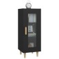 vidaXL Sideboard Schwarz 34,5x34x90 cm Holzwerkstoff vidaXL Sideboard Schwarz 34,5x34x90 cm Holzwerkstoff