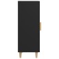 vidaXL Sideboard Schwarz 34,5x34x90 cm Holzwerkstoff vidaXL Sideboard Schwarz 34,5x34x90 cm Holzwerkstoff