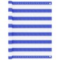 vidaXL Balkon-Sichtschutz Blau und Weiß 90x400 cm HDPE vidaXL Balkon-Sichtschutz Blau und Weiß 90x400 cm HDPE