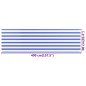 vidaXL Balkon-Sichtschutz Blau und Weiß 90x400 cm HDPE vidaXL Balkon-Sichtschutz Blau und Weiß 90x400 cm HDPE
