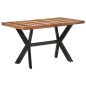 vidaXL Esstisch 140x70x75 cm Massivholz Honigfarben vidaXL Esstisch 140x70x75 cm Massivholz Honigfarben