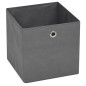 vidaXL Aufbewahrungsboxen 4 Stk. Vliesstoff 32x32x32 cm Grau vidaXL Aufbewahrungsboxen 4 Stk. Vliesstoff 32x32x32 cm Grau