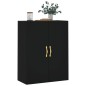 vidaXL Wandschrank Schwarz 69,5x34x90 cm vidaXL Wandschrank Schwarz 69,5x34x90 cm