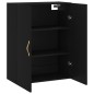 vidaXL Wandschrank Schwarz 69,5x34x90 cm vidaXL Wandschrank Schwarz 69,5x34x90 cm