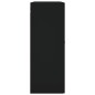 vidaXL Wandschrank Schwarz 69,5x34x90 cm vidaXL Wandschrank Schwarz 69,5x34x90 cm
