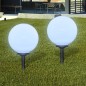 vidaXL Wegeleuchten 2 Stk. LED 30 cm mit Erdspieß vidaXL Wegeleuchten 2 Stk. LED 30 cm mit Erdspieß