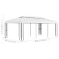 vidaXL Pavillon mit Doppeldach 3 x 6 m Weiß vidaXL Pavillon mit Doppeldach 3 x 6 m Weiß