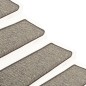vidaXL Treppenmatten Selbstklebend Sisal 15Stk. 65x21x4cm Grau & Beige vidaXL Treppenmatten Selbstklebend Sisal 15Stk. 65x21x4cm Grau & Beige