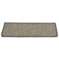 vidaXL Treppenmatten Selbstklebend Sisal 15Stk. 65x21x4cm Grau & Beige vidaXL Treppenmatten Selbstklebend Sisal 15Stk. 65x21x4cm Grau & Beige