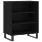 vidaXL Sideboard Schwarz 57x35x70 cm Holzwerkstoff vidaXL Sideboard Schwarz 57x35x70 cm Holzwerkstoff