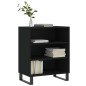 vidaXL Sideboard Schwarz 57x35x70 cm Holzwerkstoff vidaXL Sideboard Schwarz 57x35x70 cm Holzwerkstoff
