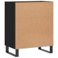 vidaXL Sideboard Schwarz 57x35x70 cm Holzwerkstoff vidaXL Sideboard Schwarz 57x35x70 cm Holzwerkstoff