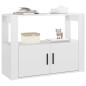 vidaXL Sideboard Hochglanz-Weiß 80x30x60 cm Holzwerkstoff vidaXL Sideboard Hochglanz-Weiß 80x30x60 cm Holzwerkstoff
