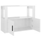 vidaXL Sideboard Hochglanz-Weiß 80x30x60 cm Holzwerkstoff vidaXL Sideboard Hochglanz-Weiß 80x30x60 cm Holzwerkstoff