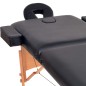 vidaXL Massageliege 2-Zonen Klappbar 10 cm Sitz Schwarz vidaXL Massageliege 2-Zonen Klappbar 10 cm Sitz Schwarz
