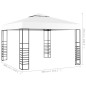 vidaXL Gartenpavillon 3×3 m Weiß vidaXL Gartenpavillon 3×3 m Weiß