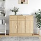 vidaXL Sideboard Sonoma-Eiche 91x28x75 cm Holzwerkstoff vidaXL Sideboard Sonoma-Eiche 91x28x75 cm Holzwerkstoff