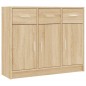 vidaXL Sideboard Sonoma-Eiche 91x28x75 cm Holzwerkstoff vidaXL Sideboard Sonoma-Eiche 91x28x75 cm Holzwerkstoff