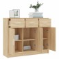 vidaXL Sideboard Sonoma-Eiche 91x28x75 cm Holzwerkstoff vidaXL Sideboard Sonoma-Eiche 91x28x75 cm Holzwerkstoff