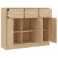 vidaXL Sideboard Sonoma-Eiche 91x28x75 cm Holzwerkstoff vidaXL Sideboard Sonoma-Eiche 91x28x75 cm Holzwerkstoff
