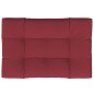 Palettenkissen Weinrot 120x80x12 cm Stoff Palettenkissen Weinrot 120x80x12 cm Stoff