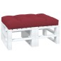 Palettenkissen Weinrot 120x80x12 cm Stoff Palettenkissen Weinrot 120x80x12 cm Stoff