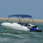 vidaXL 3-Bow Bimini Top Blau 183x180x137 cm vidaXL 3-Bow Bimini Top Blau 183x180x137 cm