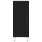 vidaXL Sideboard Schwarz 34,5x34x90 cm Holzwerkstoff vidaXL Sideboard Schwarz 34,5x34x90 cm Holzwerkstoff