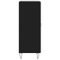 vidaXL Sideboard Schwarz 34,5x34x90 cm Holzwerkstoff vidaXL Sideboard Schwarz 34,5x34x90 cm Holzwerkstoff