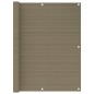 vidaXL Balkon-Sichtschutz Taupe 120x500 cm HDPE vidaXL Balkon-Sichtschutz Taupe 120x500 cm HDPE