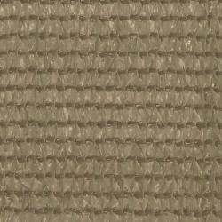 vidaXL Balkon-Sichtschutz Taupe 120x500 cm HDPE