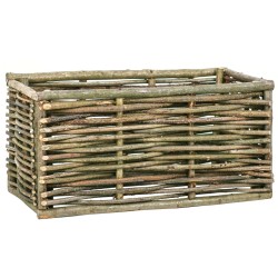vidaXL Garten-Hochbeet 80x40x40 cm Haselnussholz