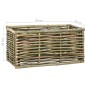 vidaXL Garten-Hochbeet 80x40x40 cm Haselnussholz vidaXL Garten-Hochbeet 80x40x40 cm Haselnussholz