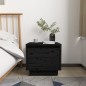 vidaXL Nachttische 2 Stk. Schwarz 35x34x32 cm Massivholz Kiefer vidaXL Nachttische 2 Stk. Schwarz 35x34x32 cm Massivholz Kiefer