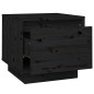 vidaXL Nachttische 2 Stk. Schwarz 35x34x32 cm Massivholz Kiefer vidaXL Nachttische 2 Stk. Schwarz 35x34x32 cm Massivholz Kiefer
