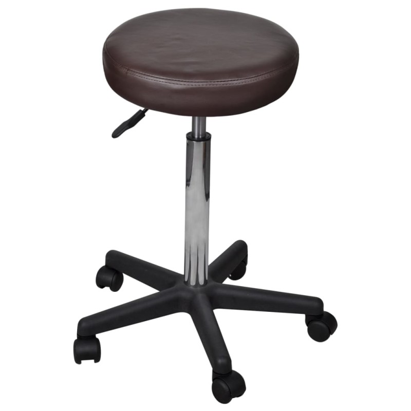 vidaXL Bürohocker Braun vidaXL Bürohocker Braun