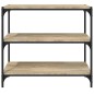 vidaXL Bücherregal Sonoma-Eiche 80x33x70,5 cm Holzwerkstoff und Stahl vidaXL Bücherregal Sonoma-Eiche 80x33x70,5 cm Holzwerkstoff und Stahl