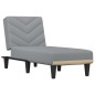Chaiselongue Hellgrau Stoff Chaiselongue Hellgrau Stoff
