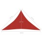 vidaXL Sonnensegel 160 g/m² Rot 3,5x3,5x4,9 m HDPE vidaXL Sonnensegel 160 g/m² Rot 3,5x3,5x4,9 m HDPE