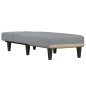 Chaiselongue Hellgrau Stoff Chaiselongue Hellgrau Stoff