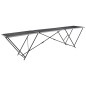 vidaXL Tapeziertisch Klappbar MDF und Aluminium 300×60×78 cm vidaXL Tapeziertisch Klappbar MDF und Aluminium 300×60×78 cm