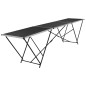 vidaXL Tapeziertisch Klappbar MDF und Aluminium 300×60×78 cm vidaXL Tapeziertisch Klappbar MDF und Aluminium 300×60×78 cm