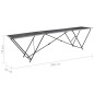 vidaXL Tapeziertisch Klappbar MDF und Aluminium 300×60×78 cm vidaXL Tapeziertisch Klappbar MDF und Aluminium 300×60×78 cm